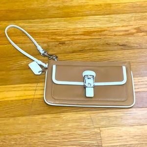 Coach Leather Wristlet